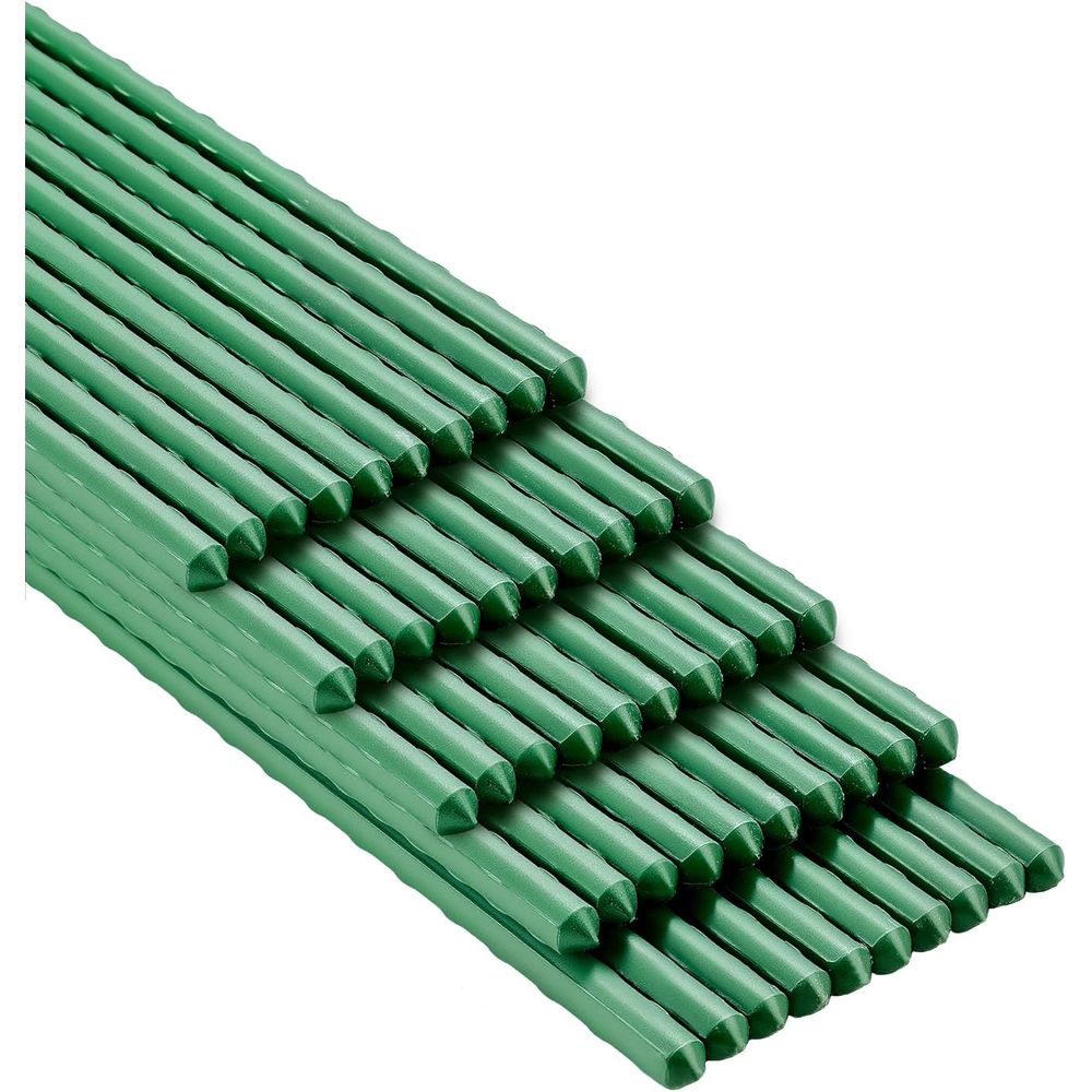 Plant Support Stake - 50 Pack 58-Inch Tomato Plant Stakes,
