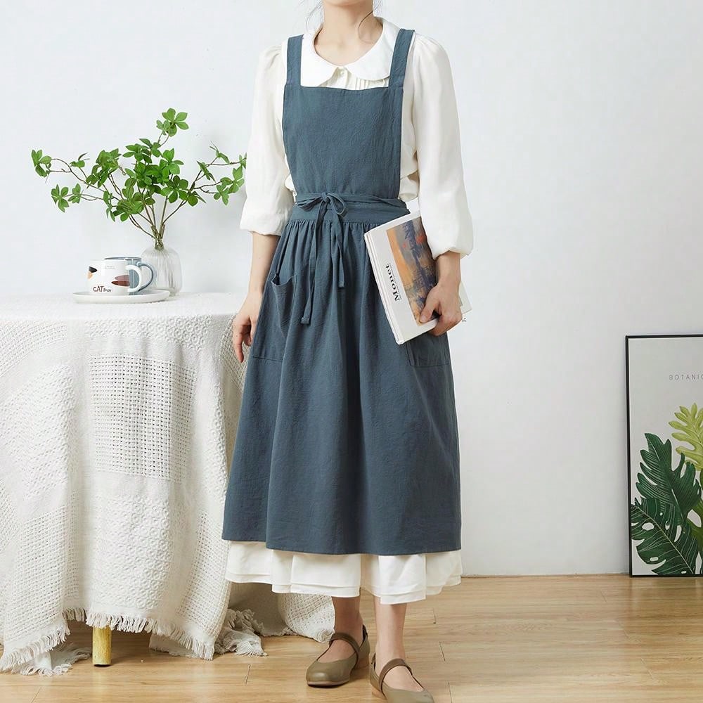 Gardening Tools For Women - Brief Nordic Wind Pleated Skirt Cotton