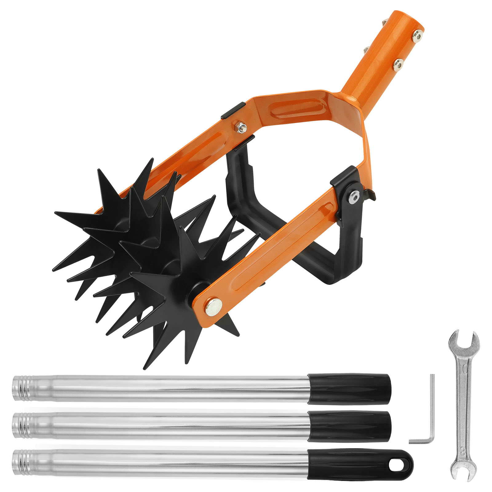 Gardening Tool Diy - New 2-in-1Tiller Tool Stainless Steel Handle