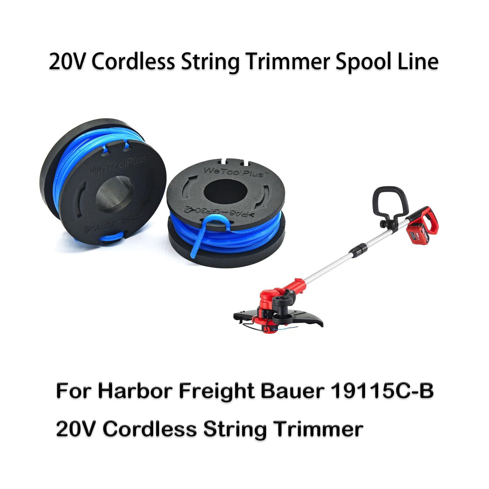 3 Spool and 1 Cover Replacemen - Gardening Tools Harbor Freight review and price