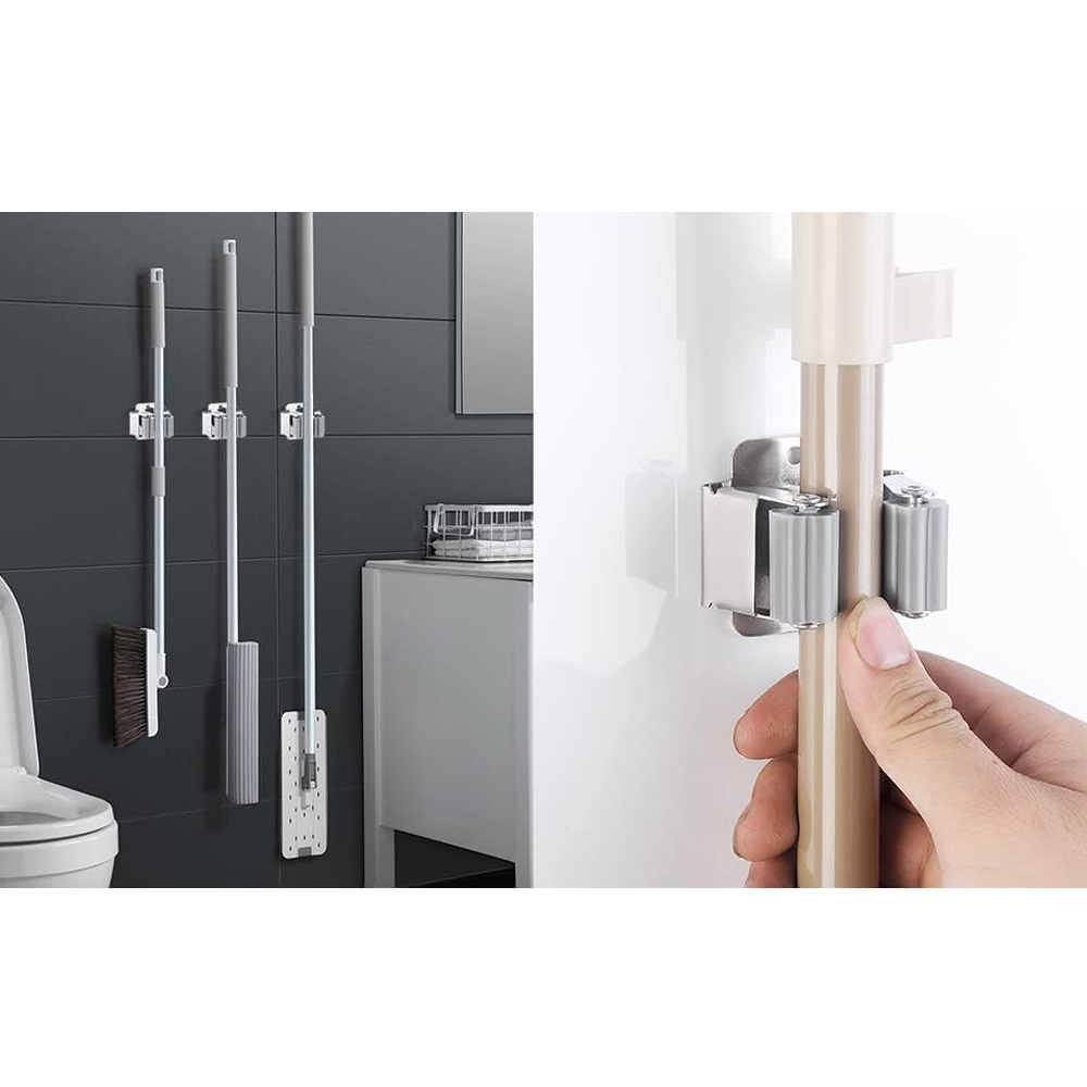 Stainless Steel Mop Holder Bru - Gardening Tools Screwfix review and price