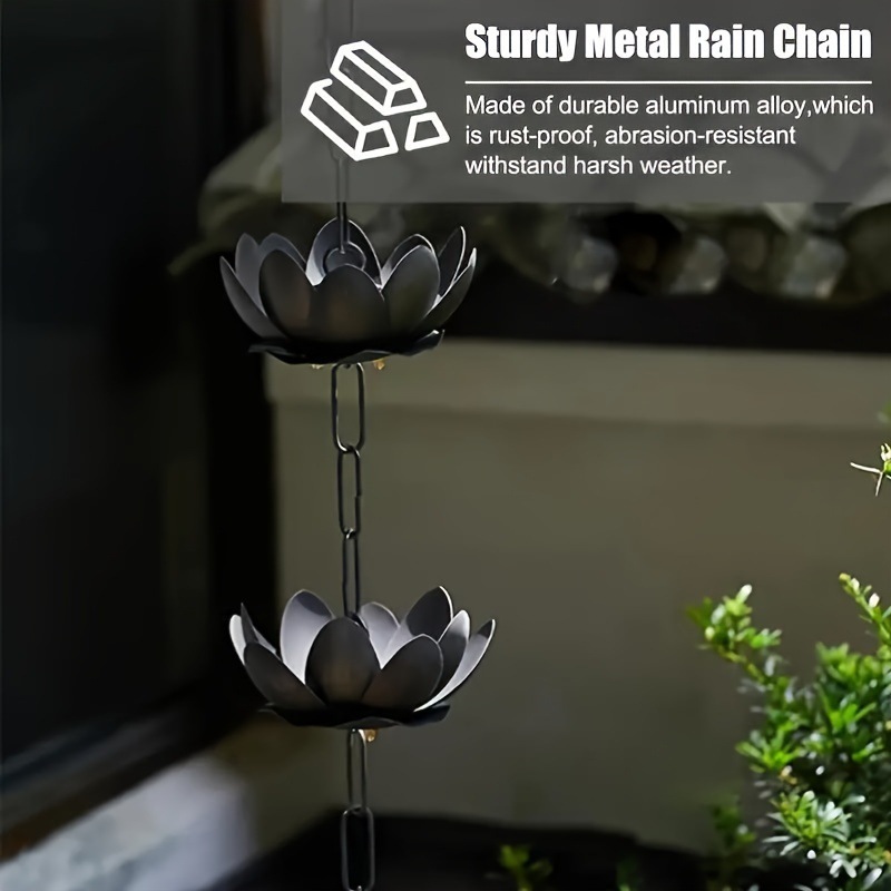 Lotus Rain Chain for Gutter Do - Gardening Tools Basic review and price