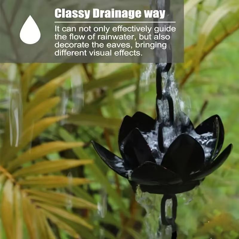 Lotus Rain Chain for Gutter Do - Gardening Tools Basic review and price
