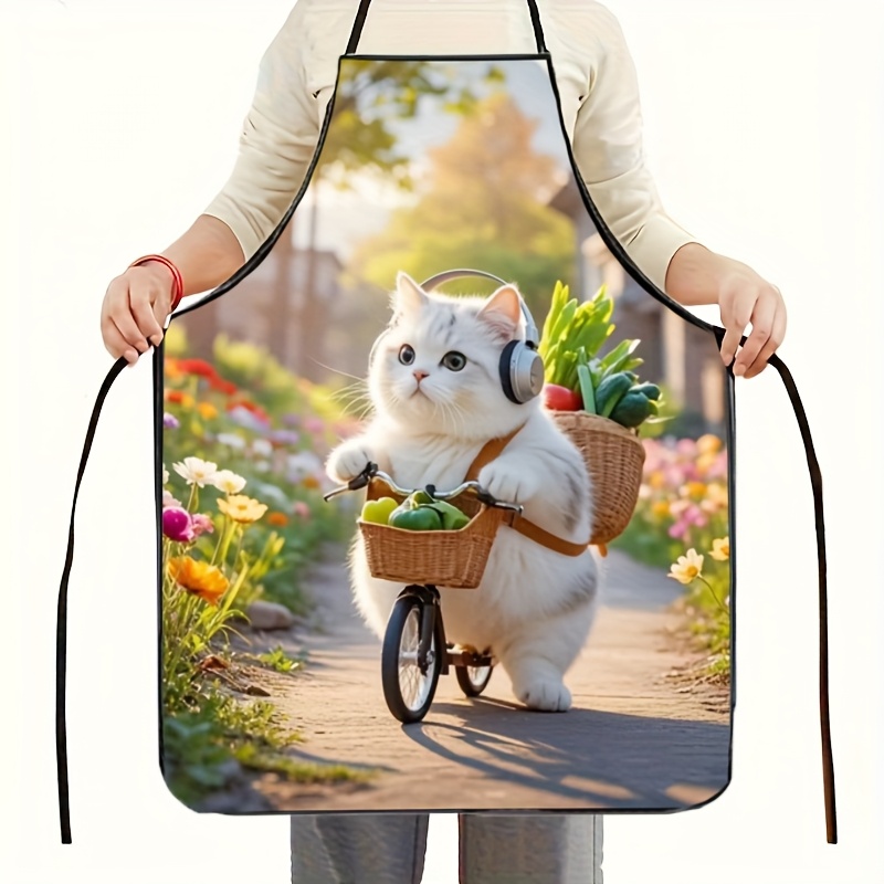 1pc Adorable Fat Cat Bicycle F - Gardening Tools For Women review and price