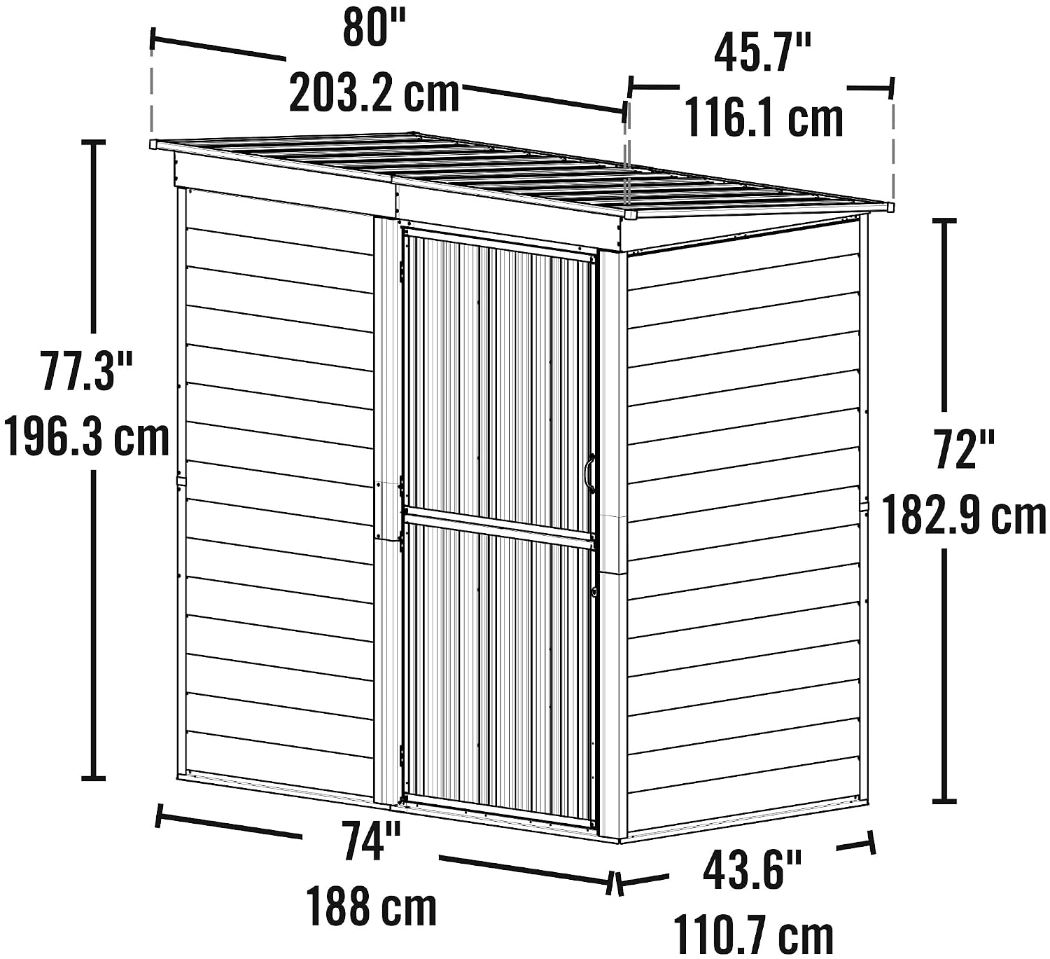 Compact Galvanized Steel Stora - Gardening Tools Storage review and price