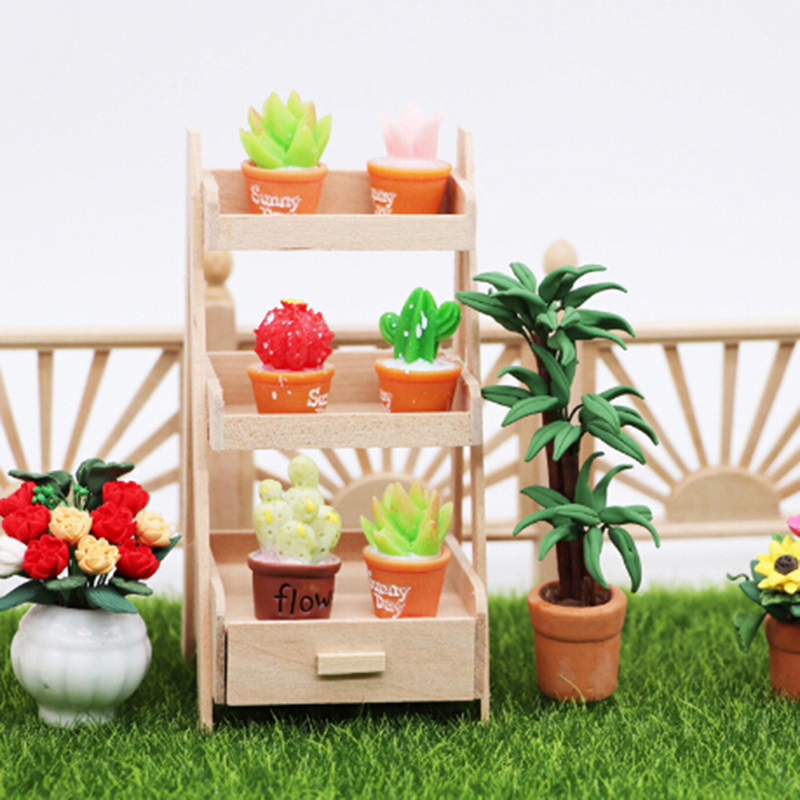 1Pcs Dollhouse Miniature Plant - Gardening Tools Storage review and price