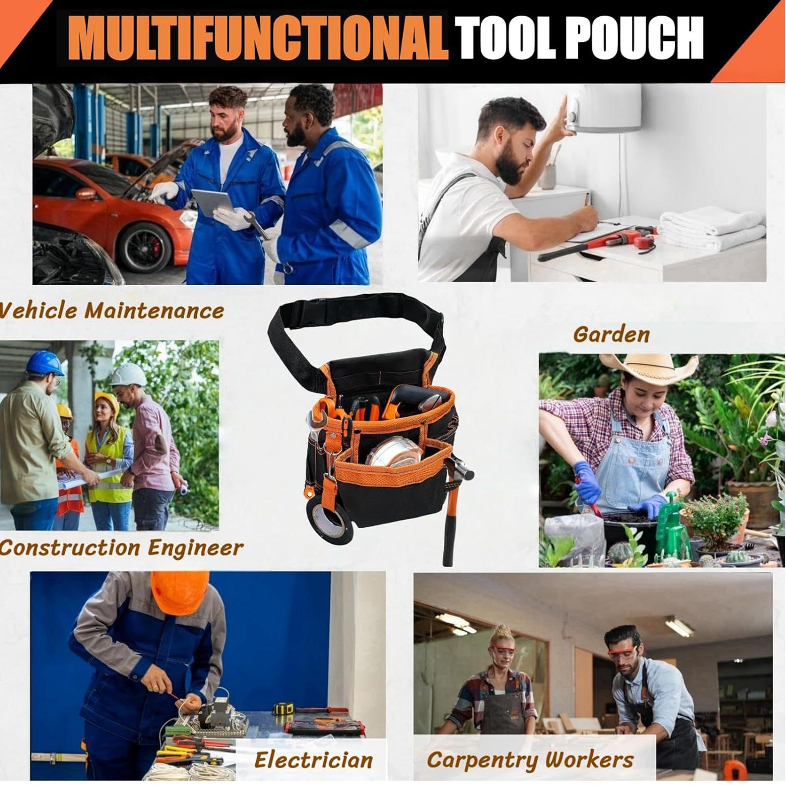 Garden Tool Waist Bag Oxford C - Gardening Tools Repair Shop review and price