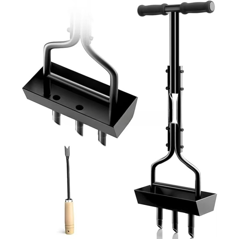 Manual Lawn Aerator Manual Cor - Gardening Tools Storage review and price