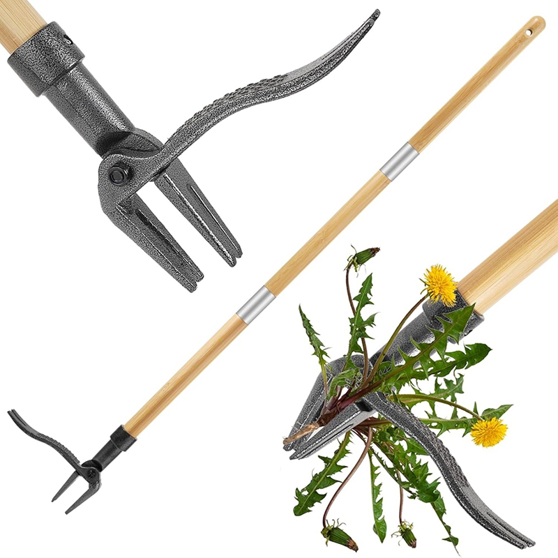 46 Inch Weed Puller Tool With  - Gardening Tools Long review and price
