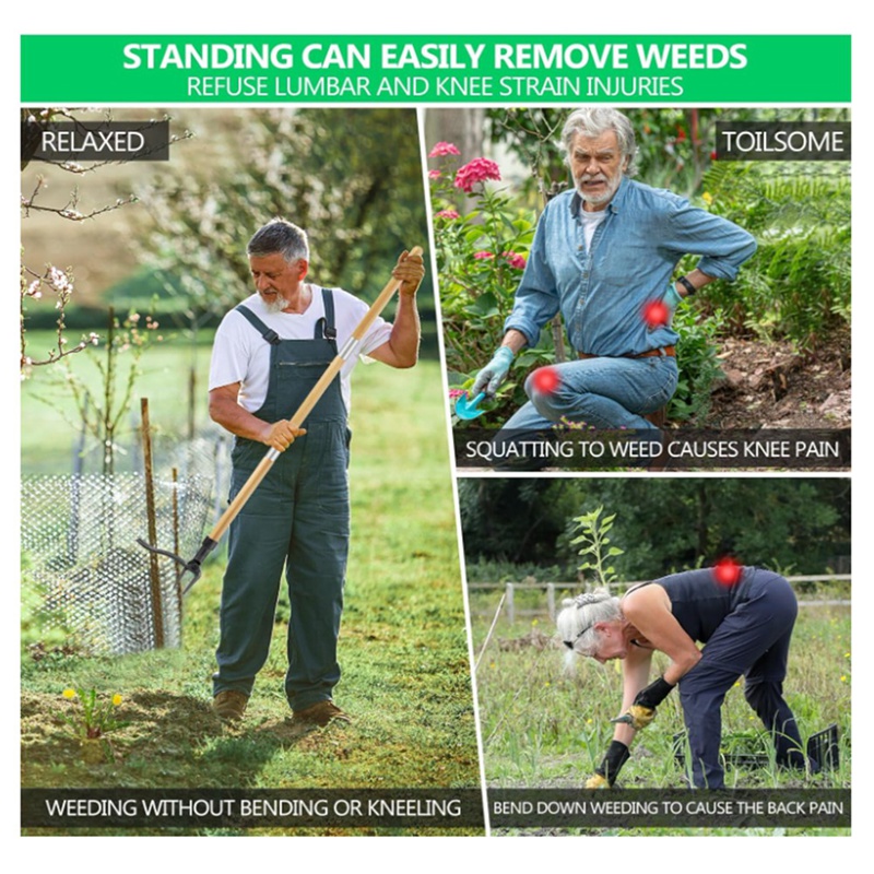 46 Inch Weed Puller Tool With  - Gardening Tools Long review and price