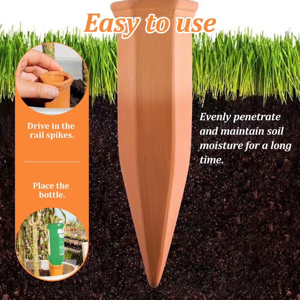 Terracotta Automatic Watering  - Plant Support Stake review and price