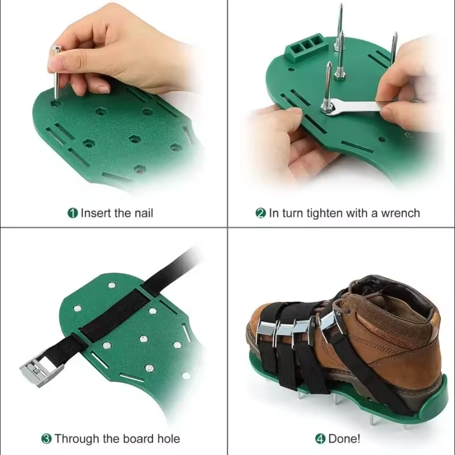 Garden Nail Shoes Grass Loose  - Gardening Tools Long review and price