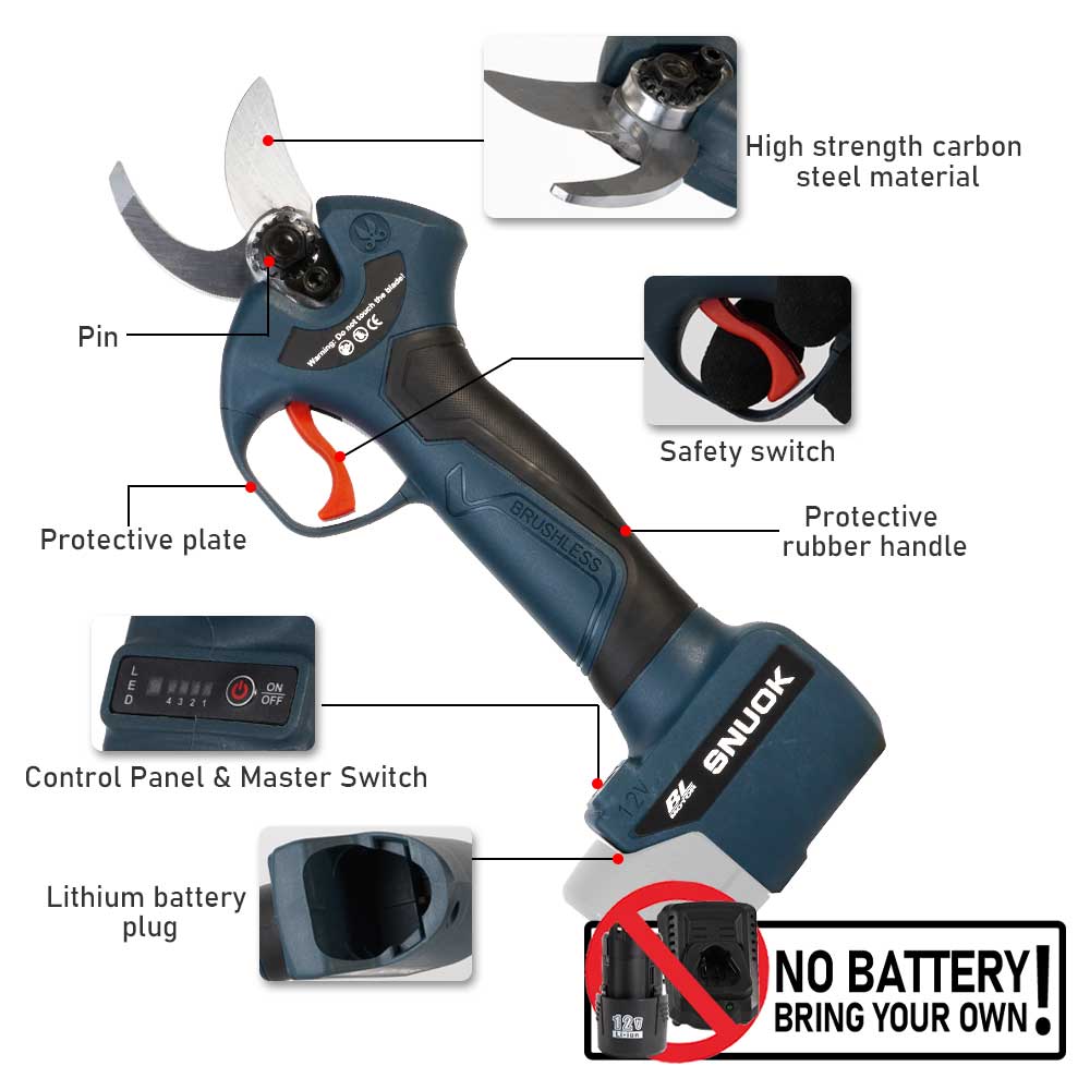 SNUOK 12V Brushless Electric P - Gardening Tool Diy review and price