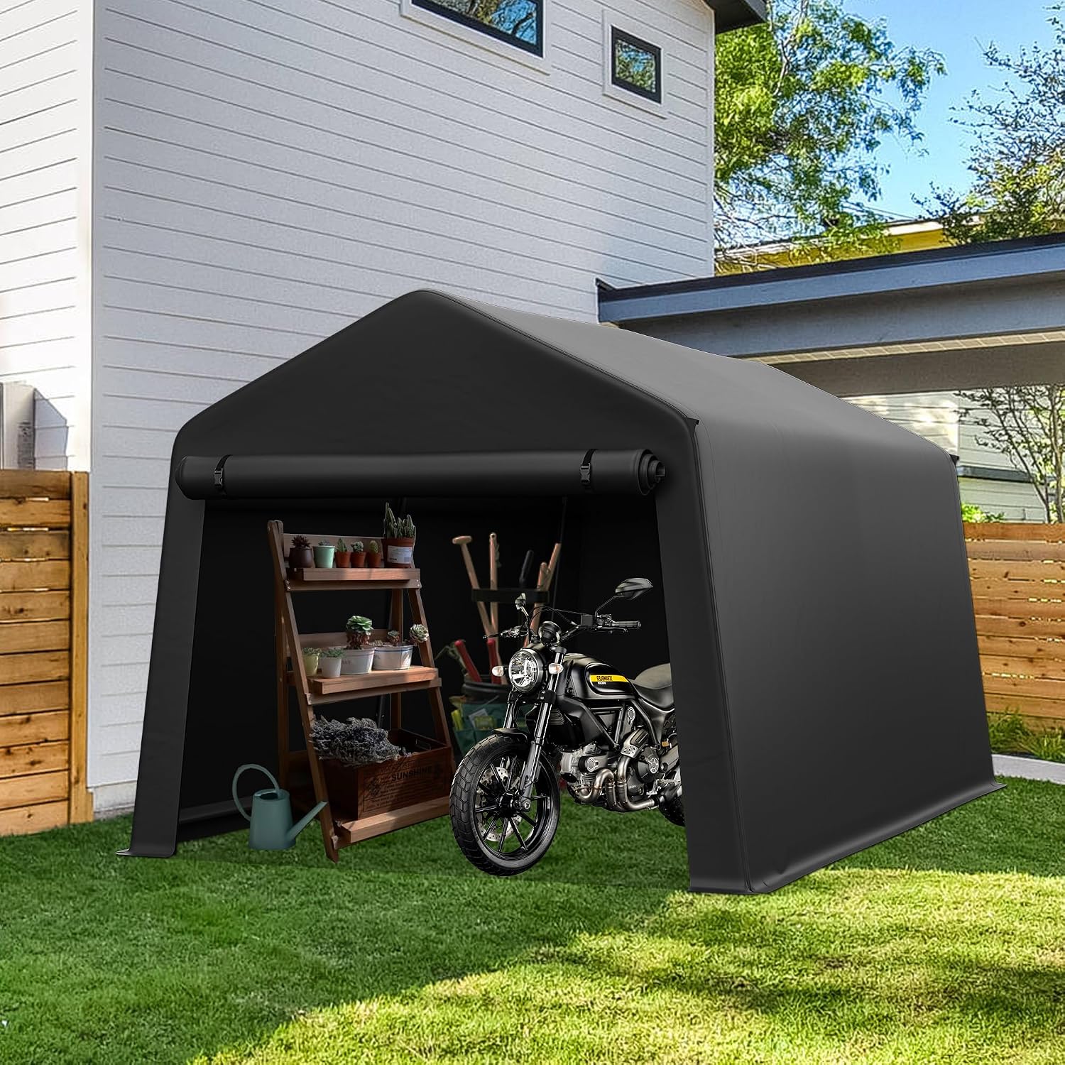 Portable Outdoor Storage Shed  - Gardening Tools Storage review and price