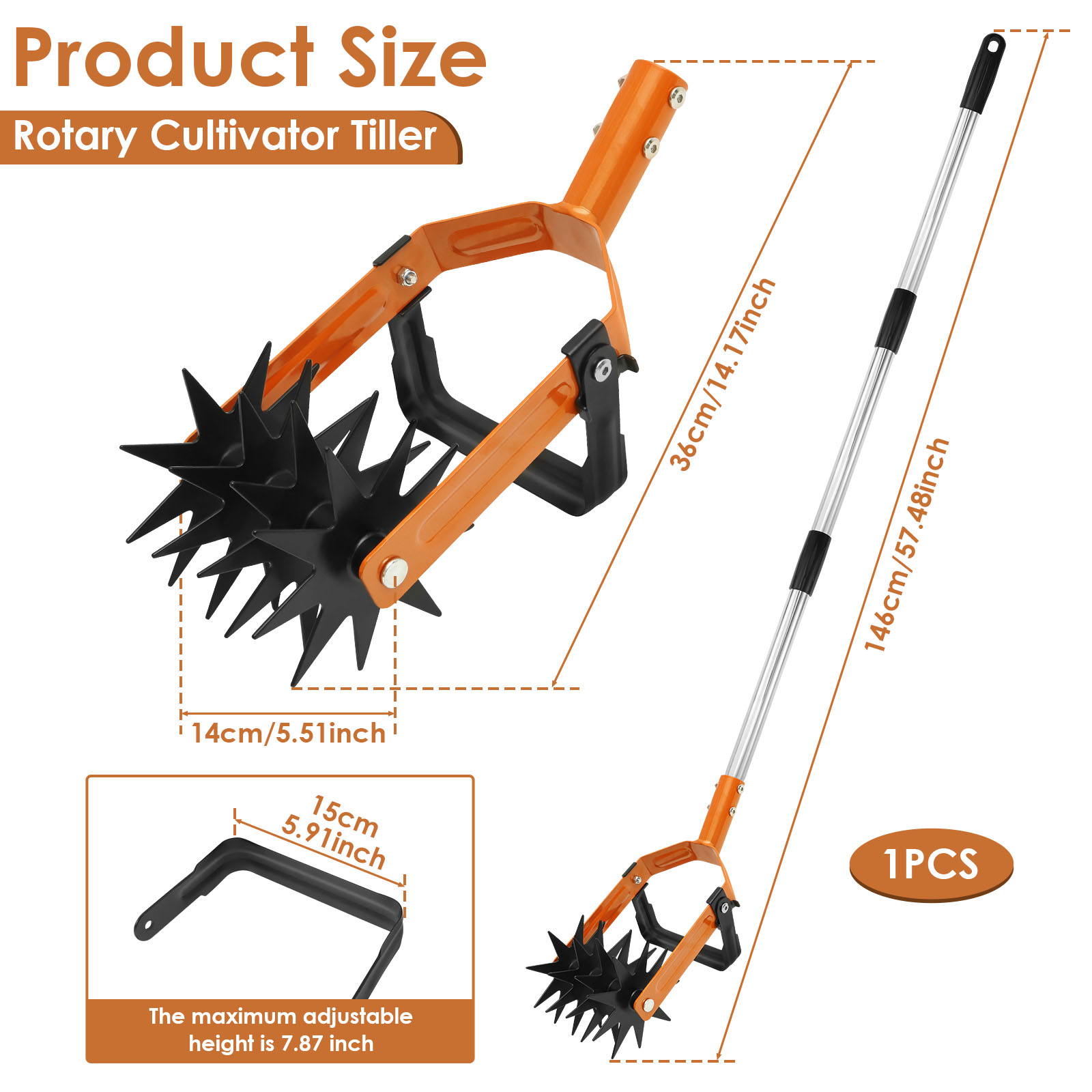 New 2-in-1Tiller Tool Stainles - Gardening Tool Diy review and price
