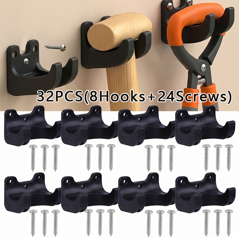 32Pcs Garden Tool Hanger Rack  - Gardening Tools Screwfix review and price